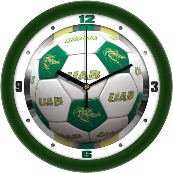 UAB Blazers Wall Clock - Soccer