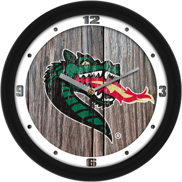 UAB Blazers Wall Clock - Weathered Wood