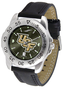 UCF Knights Sport Leather Men’s Watch - AnoChrome