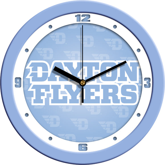 Dayton Flyers Wall Clock - Baby Blue