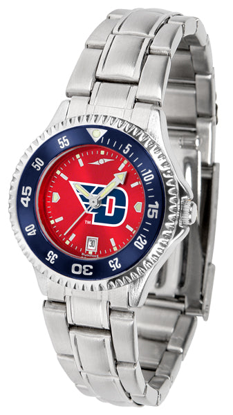 Dayton Flyers Competitor Steel Ladies Watch - AnoChrome - Color Bezel