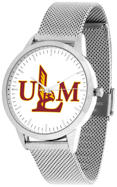 ULM Warhawks Statement Mesh Band Unisex Watch - Silver