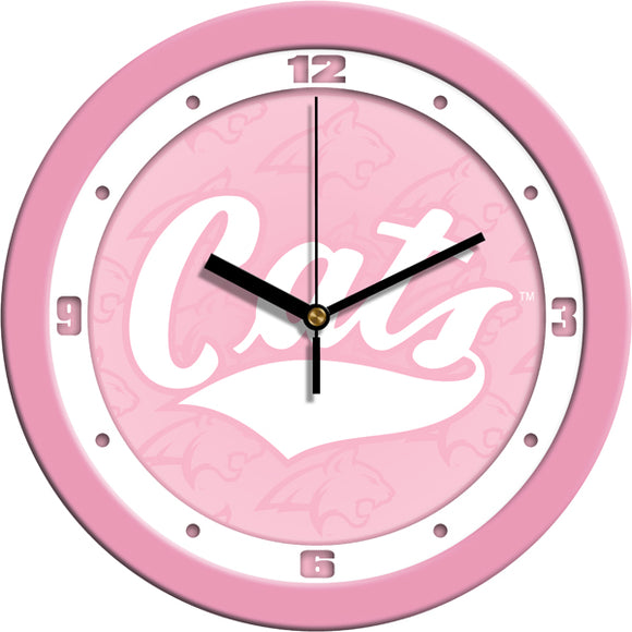 Montana State Wall Clock - Pink