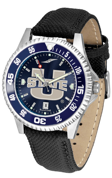 Utah State Aggies Competitor Men’s Watch - AnoChrome - Color Bezel