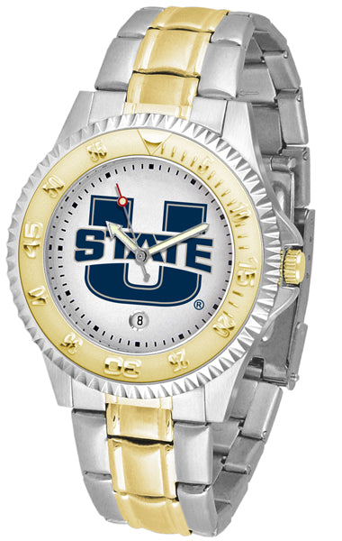 Utah State Aggies Competitor Two-Tone Men’s Watch