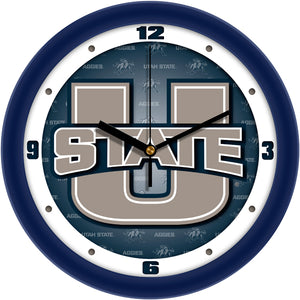 Utah State Aggies Wall Clock - Dimension