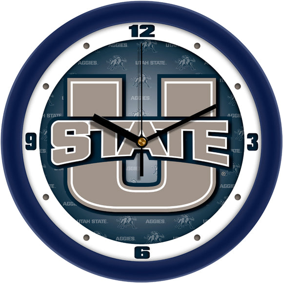 Utah State Aggies Wall Clock - Dimension