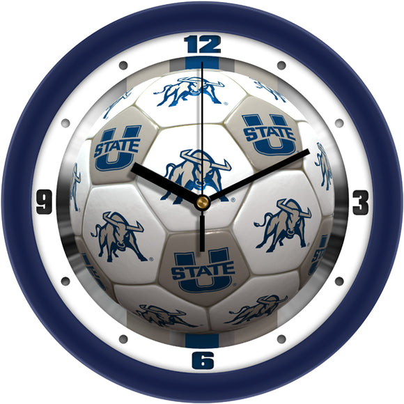 Utah State Aggies Wall Clock - Soccer