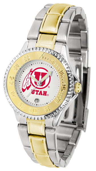Utah Utes Competitor Two-Tone Ladies Watch