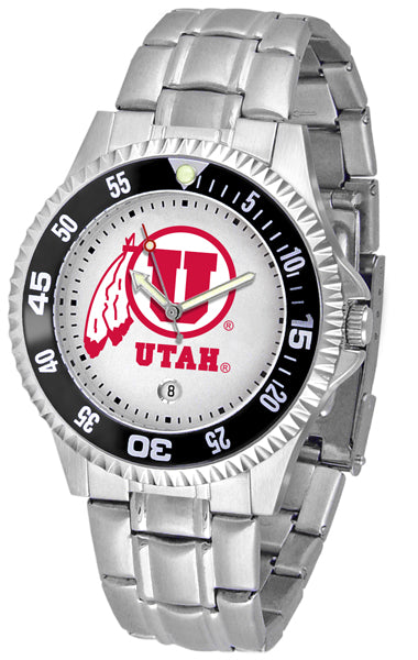Utah Utes Competitor Steel Men’s Watch