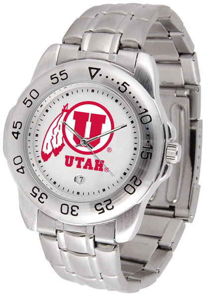 Utah Utes Sport Steel Men’s Watch