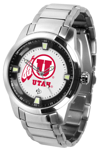 Utah Utes Titan Steel Men’s Watch