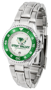 Utah Valley Competitor Steel Ladies Watch