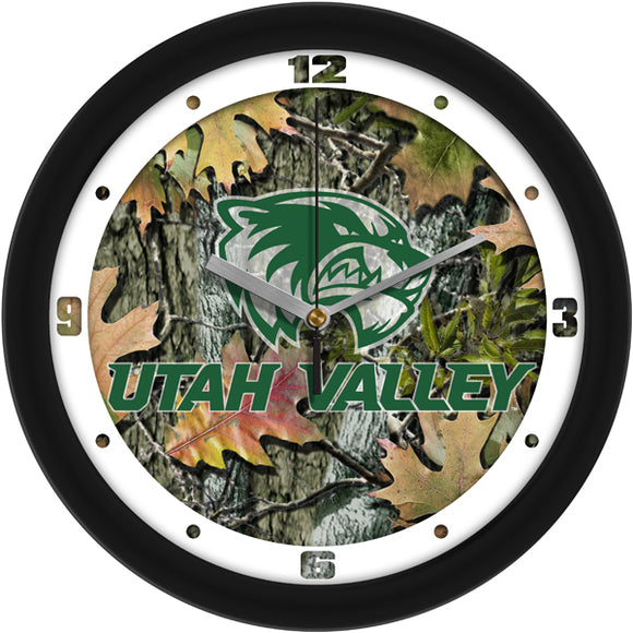 Utah Valley Wall Clock - Camo