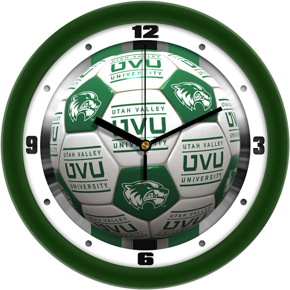 Utah Valley Wall Clock - Soccer