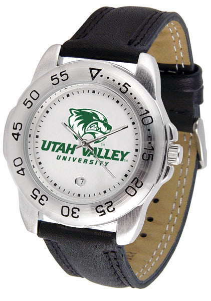 Utah Valley Sport Leather Men’s Watch