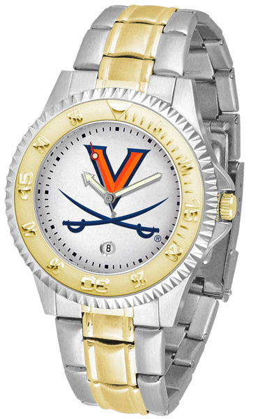 Virginia Cavaliers Competitor Two-Tone Men’s Watch