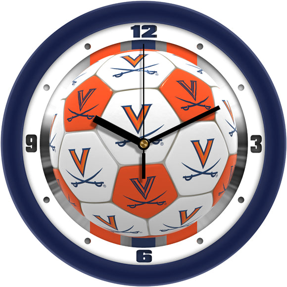 Virginia Cavaliers Wall Clock - Soccer