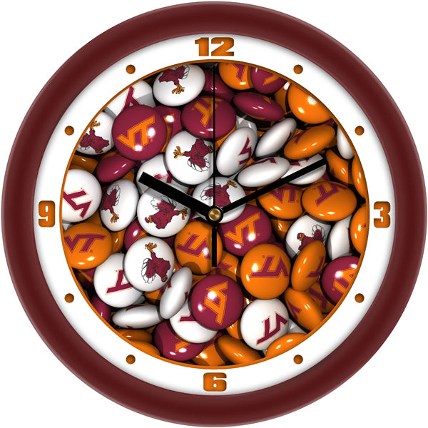 Virginia Tech Wall Clock - Candy – Pro Sports Watches