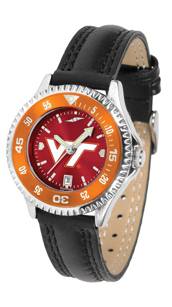 Virginia Tech Competitor Ladies Watch - AnoChrome - Color Bezel
