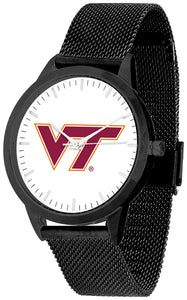 Virginia Tech Statement Mesh Band Unisex Watch - Black