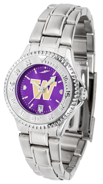 Washington Huskies Competitor Steel Ladies Watch - AnoChrome