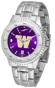 Washington Huskies Competitor Steel Men’s Watch - AnoChrome