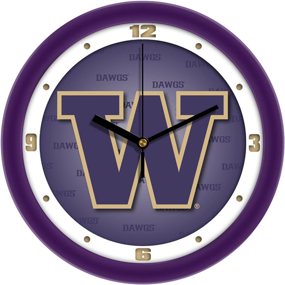 Washington Huskies Wall Clock - Dimension