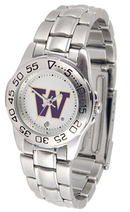 Washington Huskies Sport Steel Ladies Watch