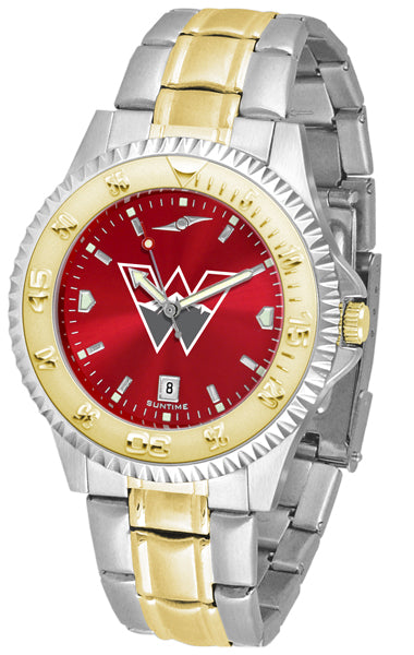 Western Colorado University Competitor Two-Tone Men’s Watch - AnoChrome