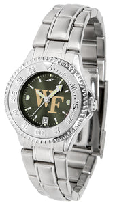 Wake Forest Competitor Steel Ladies Watch - AnoChrome
