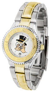 Wake Forest Competitor Two-Tone Ladies Watch