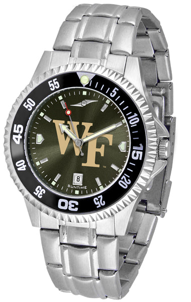 Wake Forest Competitor Steel Men’s Watch - AnoChrome- Color Bezel