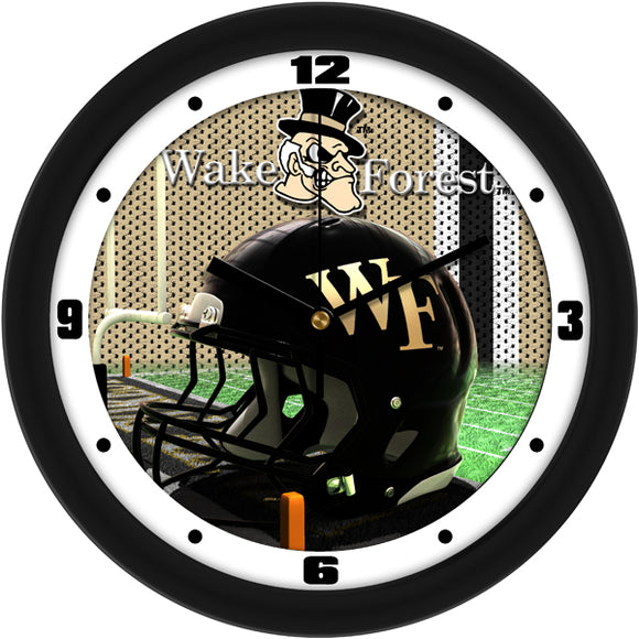 Wake Forest Wall Clock - Football Helmet
