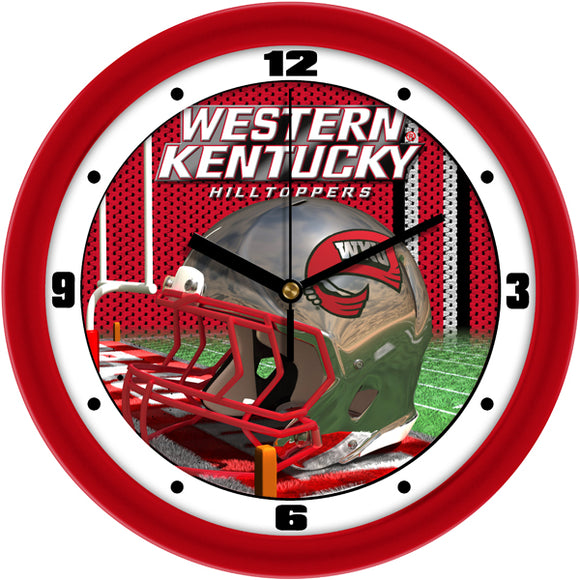 Western Kentucky Wall Clock - Football Helmet