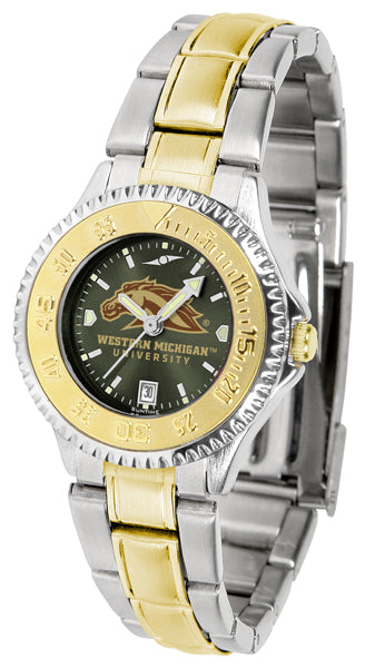 Western Michigan Competitor Two-Tone Ladies Watch - AnoChrome