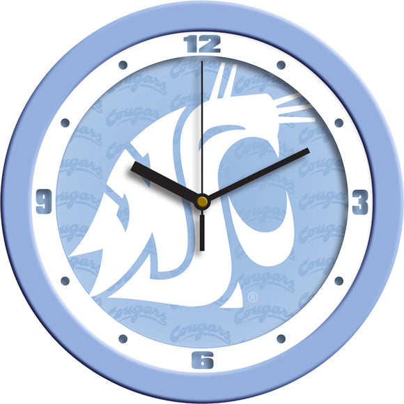 Washington State Wall Clock - Baby Blue