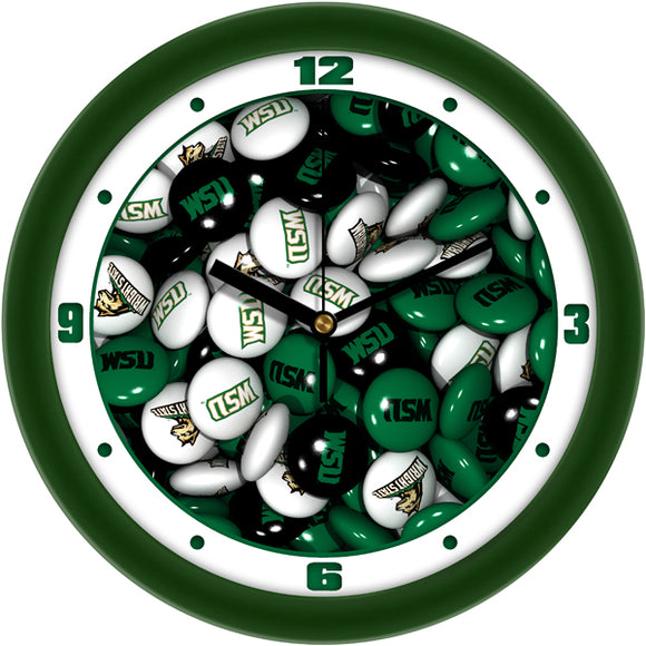 Wright State Wall Clock - Candy