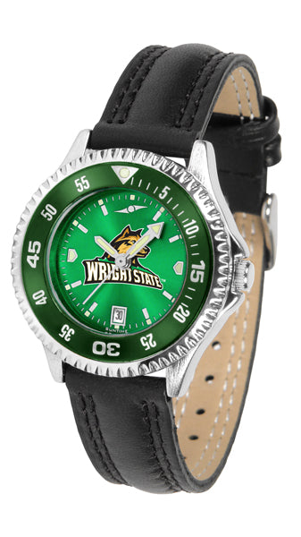 Wright State Competitor Ladies Watch - AnoChrome - Color Bezel
