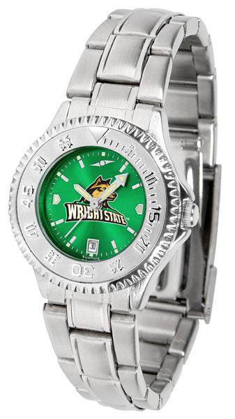 Wright State Competitor Steel Ladies Watch - AnoChrome