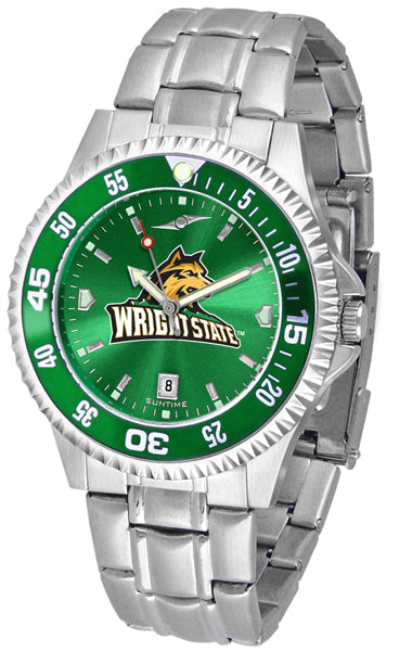 Wright State Competitor Steel Men’s Watch - AnoChrome- Color Bezel