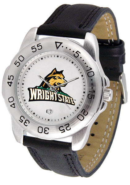 Wright State Sport Leather Men’s Watch