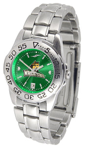 Wright State Sport Steel Ladies Watch - AnoChrome