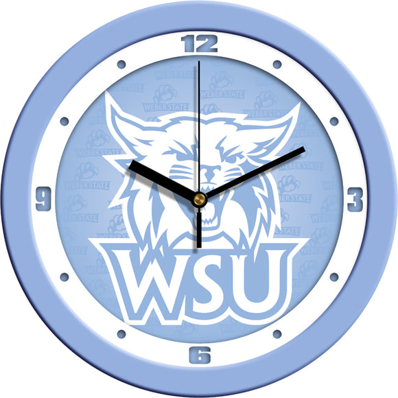 Weber State Wall Clock - Baby Blue