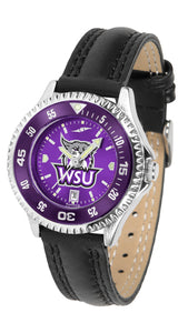Weber State Competitor Ladies Watch - AnoChrome - Color Bezel