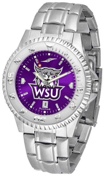 Weber State Competitor Steel Men’s Watch - AnoChrome