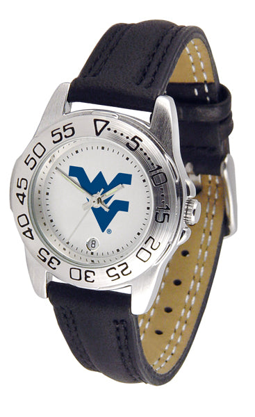 West Virginia Sport Leather Ladies Watch