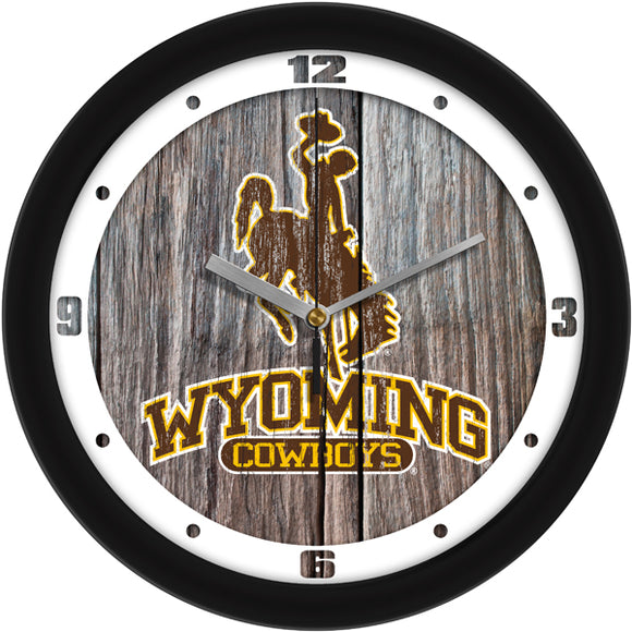 Wyoming Wall Clock - Weathered Wood