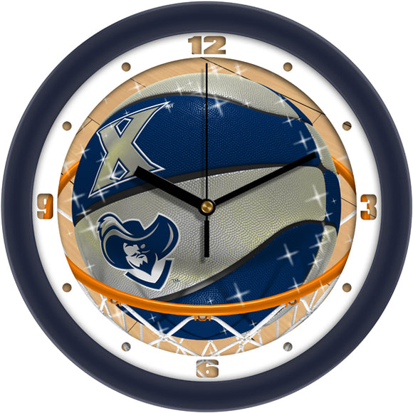 Xavier Wall Clock - Basketball Slam Dunk