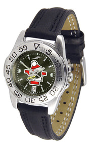 Youngstown State Sport Leather Ladies Watch - AnoChrome